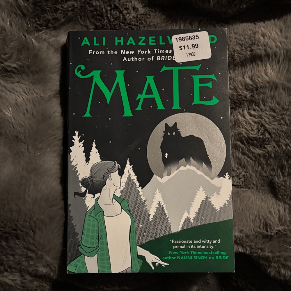 Green and Black Book 'Mate' by Ali Hazelwood
